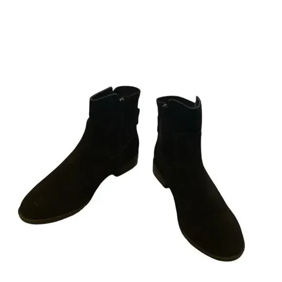 Very Volatile Jericho Boots Womens Leather Ankle Booties Size 8 Black NEW NIB - Picture 4 of 11